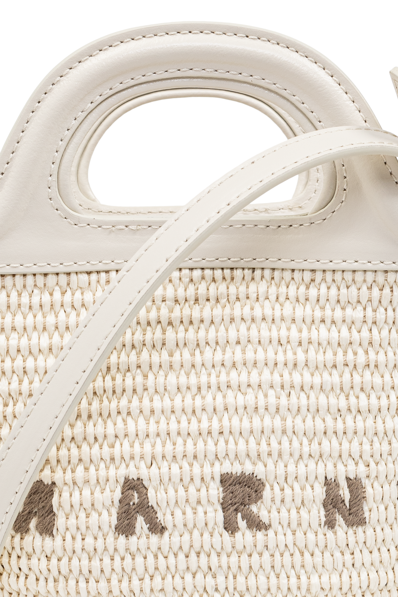 White 'Tropicalia Micro' Shoulder Bag Marni